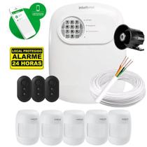 Kit Alarme ANM 24 NET Intelbras 5 Sensores Com Fio Completo via Aplicativo