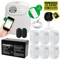 Kit Alarme Anm 24 Net Intelbras C/ Câmera Wifi E 6 Sensores