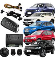 Kit Alarme Automotivo Completo FKS VW+Chave Canivete C/Lâmina+ 2Controles Trava Bloqueador CBPlus