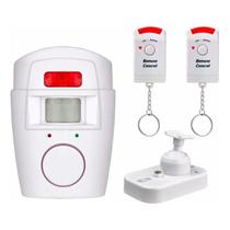 Kit Alarme Casa Com 2 Controles E Suporte Sem Fio