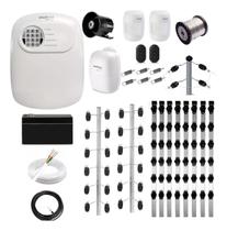 Kit Alarme Central Intelbras ANM 24 NET com Cerca Elétrica e 2 Sensores Infra com Fio