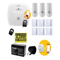 Kit Alarme Central Smartcloud 32 Wi-fi Jfl 9 Sensor S/ Fio