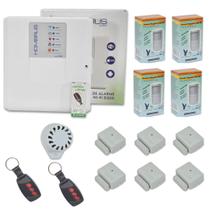 Kit Alarme central WI-FI 10 sensores sem fio Hombrus