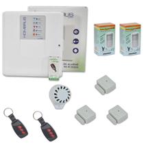 Kit Alarme central WI-FI 5 sensores sem fio Hombrus Kit Alarme central WI-FI 5 sensores sem fio Hombrus