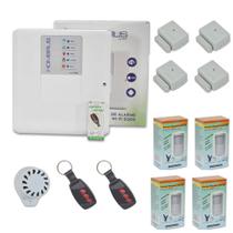 Kit Alarme central WI-FI 8 sensores sem fio Hombrus Kit Alarme central WI-FI 8 sensores sem fio Hombrus