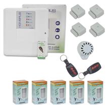 Kit Alarme central WI-FI 9 sensores sem fio Hombrus Kit Alarme central WI-FI 9 sensores sem fio Hombrus