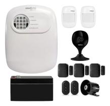 Kit Alarme e Câmera Intelbras ANM 24 NET com 5 Sensores Sem Fio e Acesso Via App