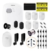 Kit Alarme e Cerca Elétrica Intelbras Central ANM 24 NET e Sensores Controle Inteligente pelo App