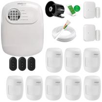 Kit Alarme Híbrido ANM 24 NET c/ 10 Sensores 8 Com Fio e 100m de Cabo Kit Alarme Híbrido ANM 24 NET c/ 10 Sensores 8 Com Fio e 100m de Cabo