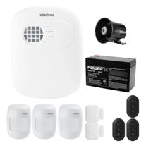 Kit Alarme Híbrido ANM 24 NET c/ 5 Sensores e Acesso Via App