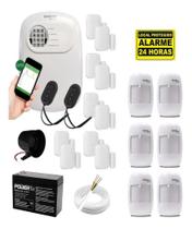 Kit Alarme Híbrido ANM 24 NET com 16 Sensores e Cabo 100m Kit Alarme Híbrido ANM 24 NET com 16 Sensores e Cabo 100m
