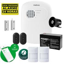 Kit Alarme Híbrido ANM 24 NET com 3 Sensores com Fio Inclui Porta de Aço e Acesso Via App