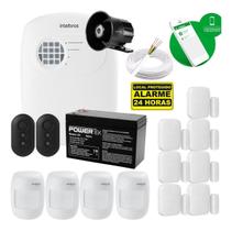 Kit Alarme Híbrido Intelbras 11 Sensores e 100m de Cabo via App Kit Alarme Híbrido Intelbras 11 Sensores e 100m de Cabo via App