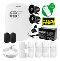 Kit Alarme Híbrido Intelbras 6 Sensores PET 2 Sirenes via Aplicativo