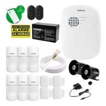 Kit Alarme Híbrido Intelbras ANM 24 NET com 10 Sensores 6 PET, 2 Sirenes e 100m de Cabo Kit Alarme Híbrido Intelbras ANM 24 NET com 10 Sensores 6 PET, 2 Sirenes e 100m de Cabo