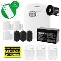 Kit Alarme Híbrido Intelbras ANM 24 NET Sem Fio com 6 Sensores
