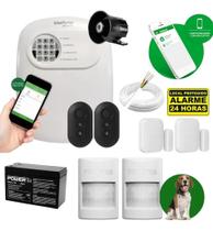 Kit Alarme Intelbras 2 Sensor Infra Pet Cf E 2 Magnético Sf Kit Alarme Intelbras 2 Sensor Infra Pet Cf E 2 Magnético Sf