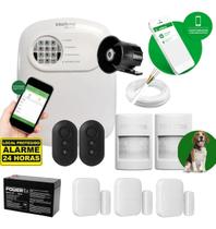 Kit Alarme Intelbras 2 Sensor Infra Pet Cf E 3 Magnético Sf Kit Alarme Intelbras 2 Sensor Infra Pet Cf E 3 Magnético Sf