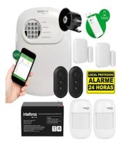 Kit Alarme Intelbras 2 Sensor Infravermelho E 2 Magnético Sf