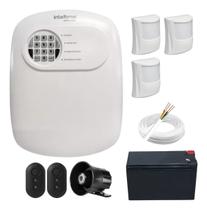 Kit Alarme Intelbras 3 Sensores De Presença Com Fio Pet