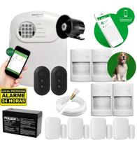 Kit Alarme Intelbras 4 Sensor Infra Pet Cf E 4 Magnético Sf Kit Alarme Intelbras 4 Sensor Infra Pet Cf E 4 Magnético Sf