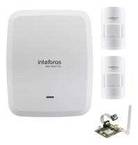 Kit Alarme Intelbras AMT 8000 PRO Central Profissional, Módulo GPRS e Sensores WiFi Kit Alarme Intelbras AMT 8000 PRO Central Profissional, Módulo GPRS e Sensores WiFi
