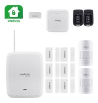 Kit Alarme Intelbras AMT 8000 Sem Fio 6 Sensores de Abertura e Transmissor Universal