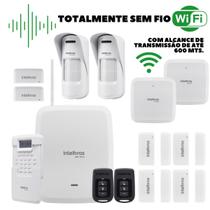 Kit Alarme Intelbras AMT 8000 Sem Fio com Sensores Externos e Universais