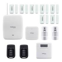 Kit Alarme Intelbras Amt 8000 Wifi Sirene 7 Sensores Sem Fio