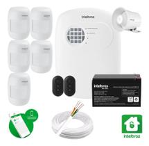Kit Alarme Intelbras Anm 24 App 5 Sensor Presenca Com Fio