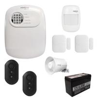 Kit Alarme Intelbras Anm 24 C/ App 2 Sensor Magn S Fio 1 Ivp