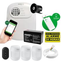 Kit Alarme Intelbras Anm 24 Com App Celular 3 Sensor Cf