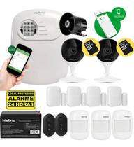Kit Alarme Intelbras ANM 24 NET 2 Câmeras iMX C Full HD com IA Controle Total