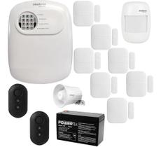 Kit Alarme Intelbras Anm 24 net App 8 Sensor Sem Fio Magnetico Ivp