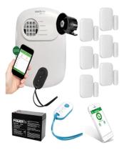 Kit Alarme Intelbras Anm 24 Net C/ 6 Sensor Xas 4010 Smart