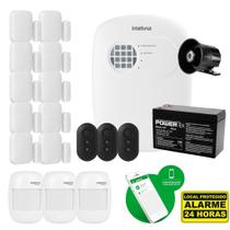 Kit Alarme Intelbras ANM 24 NET Central 5 Sensores de Presença IVP PET Sem Fio