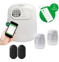 Kit Alarme Intelbras ANM 24 NET Central App, Sensores Com Fio e Controle Remoto