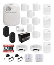 Kit Alarme Intelbras ANM 24 NET com 11 Sensores Sem Fio e Detector de Fumaça