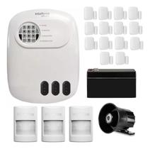 Kit Alarme Intelbras ANM 24 NET Com 17 Sensores Sem Fio e Acesso Remoto via App