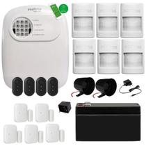 Kit Alarme Intelbras ANM 24 NET com 6 Sensores Presença, 5 Abertura, 4 Controles e App