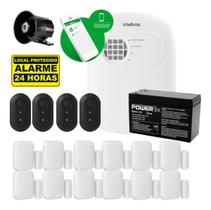 Kit Alarme Intelbras ANM 24 NET Sem Fio com 12 Sensores de Abertura