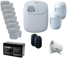 Kit Alarme Intelbras Anm24 Mon App 7 Sensor Sem Fio 2 Infra