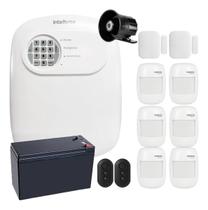 Kit Alarme Intelbras Com Sensores Sem Fio 2 Xas + 7 Ivp 2000