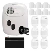 Kit Alarme Intelbras Com Sensores Sem Fio 6 Xas + 6 Ivp 2000