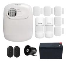 Kit Alarme Intelbras Com Sensores Sf 5 Xas E 2 Ivp 4101 Pet