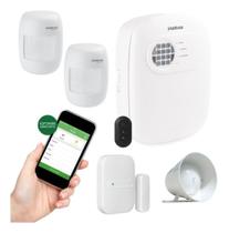 Kit Alarme Intelbras Monitorado Aplicativo Celular 3 Sensor