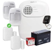 Kit Alarme Intelbras Monitorado Aplicativo Celular 4 Sensor