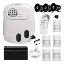 Kit Alarme Intelbras Monitorado App 6 Sensores De Presença