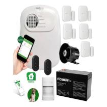 Kit Alarme Intelbras Monitorado App Celular 06 Sensores Sf