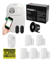 Kit Alarme Intelbras Monitorado App Celular 6 Sensores